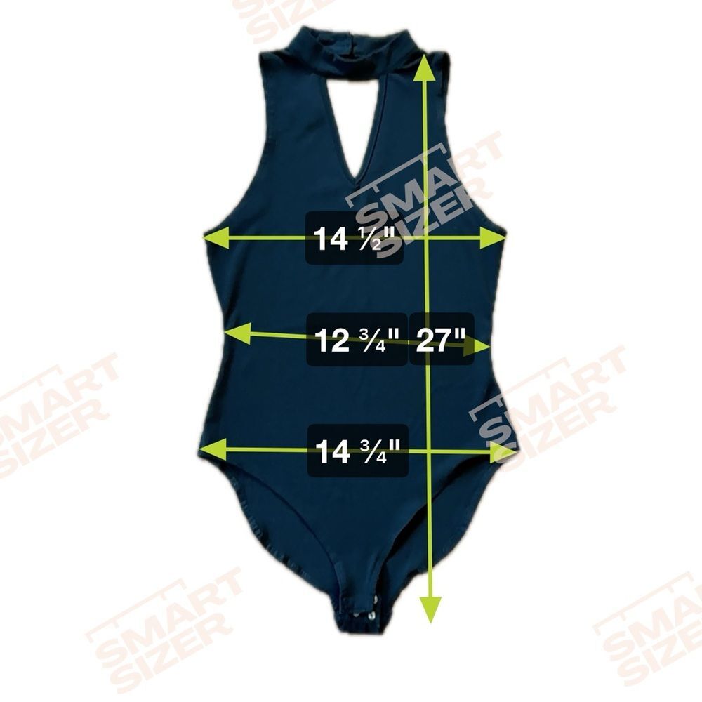 By X By Black Halter Choker Cutout Body Suit Women’s Size S - Picture 5 of 5